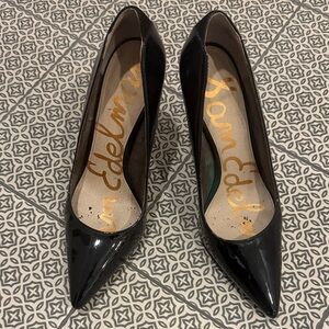 Sam Edelman Black Patent Heels
